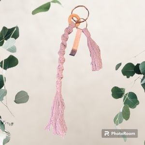 Custom Hand Crafted Fringe Tassle Bottle Opener Keychain Combo